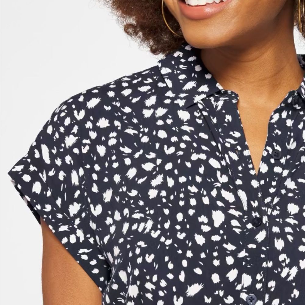 Flag & Anthem Remy Navy Shirt Dress - Picture 7 of 9